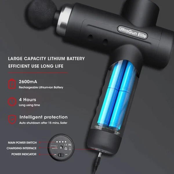 Massage Gun - Ultra Gun Elite Battery